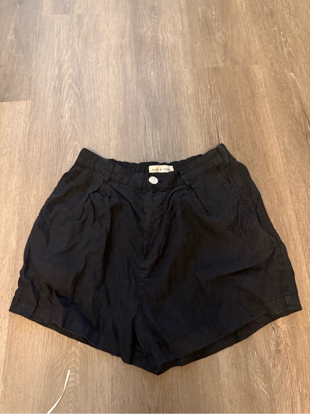 Cloth and stone Black High-Waist Women’s Shorts